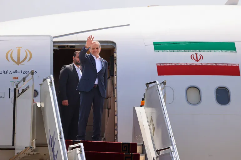 Iran’s president in Armenia for talks on US-brokered Azerbaijan corridor