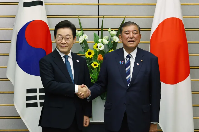 Japan’s Ishiba Hosts South Korea’s Lee Ahead of Trump Summit