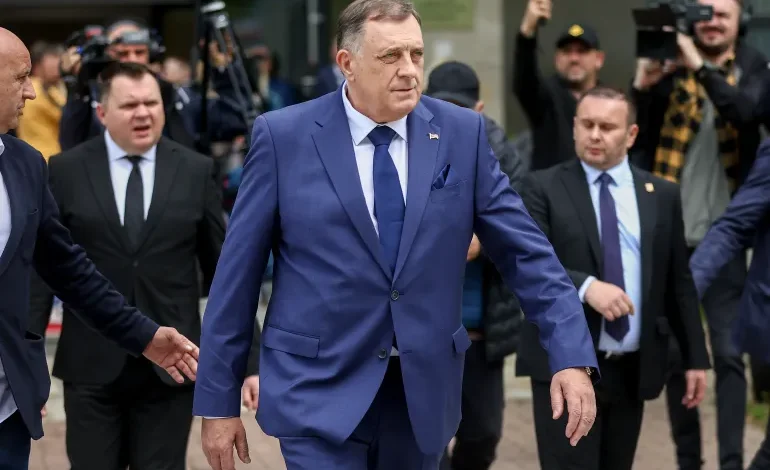 Bosnia Strips Milorad Dodik of Office After Court Upholds Jail Sentence