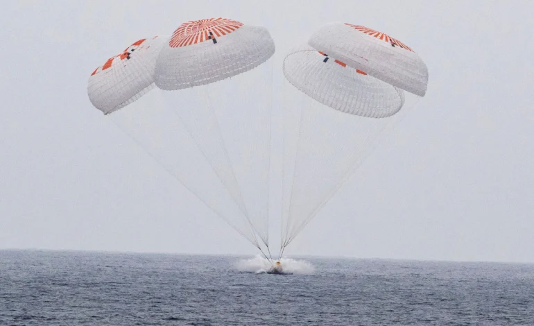 Four Astronauts Return to Earth After Five-Month ISS Mission