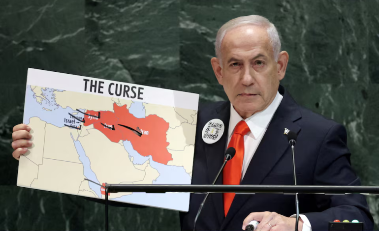 Netanyahu’s UN broadside blasts into Gaza — and out of the General Assembly