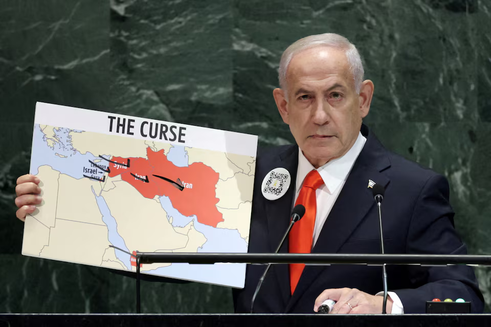 Netanyahu’s UN broadside blasts into Gaza — and out of the General Assembly