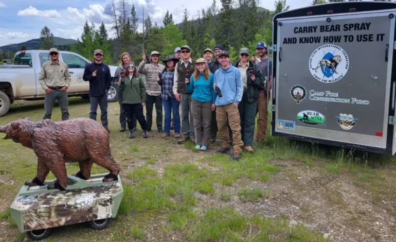 ‘Robobear’ Heads to Pinedale and Jackson for Bear Spray Giveaway and Training