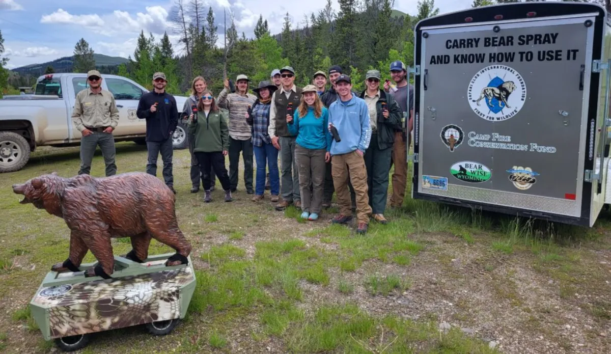 ‘Robobear’ Heads to Pinedale and Jackson for Bear Spray Giveaway and Training