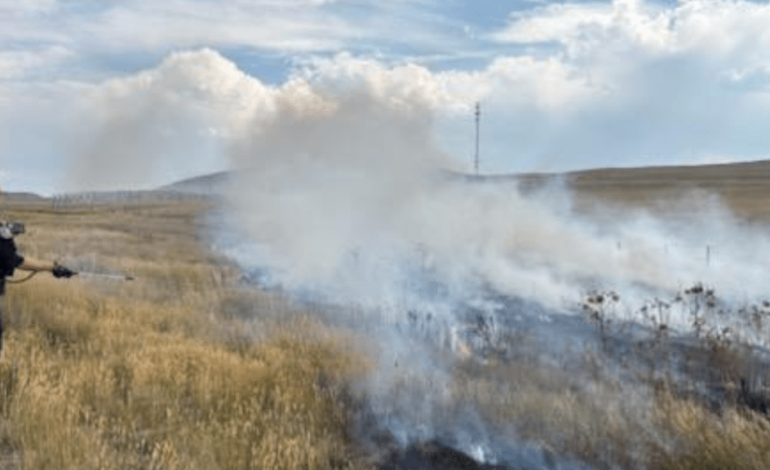 No Hoses? No Problem. Wyoming Troopers Grab Snow Shovels to Stop Grass Fire