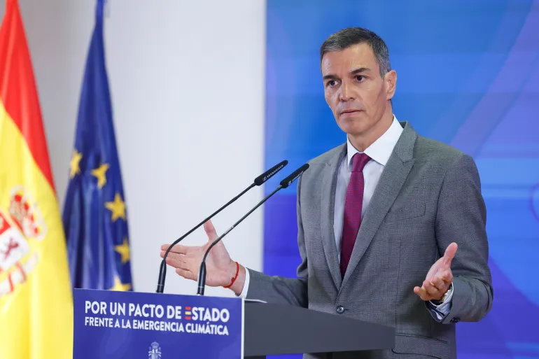 Spain’s Sanchez Calls for Israel’s Ban From Global Sports Over Gaza War