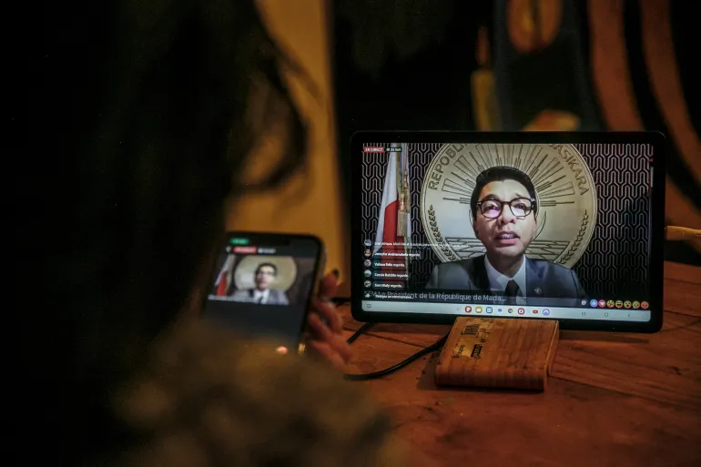 Madagascar’s president flees as protests grow and army turns against him