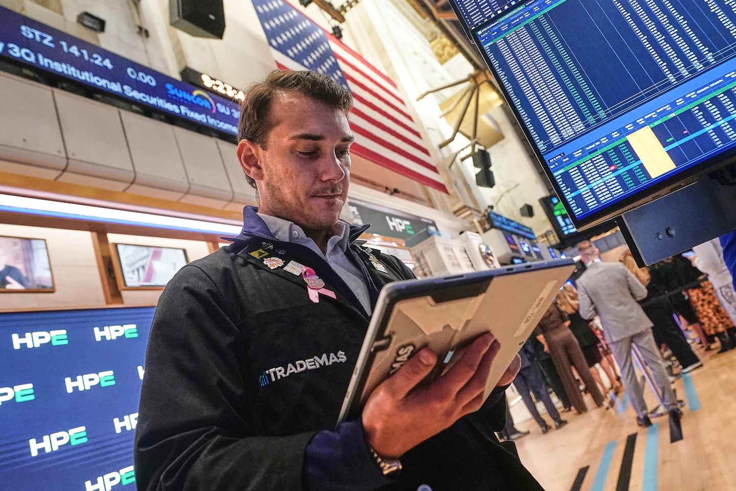 Tech tailwind nudges Wall Street higher as AI chip optimism builds