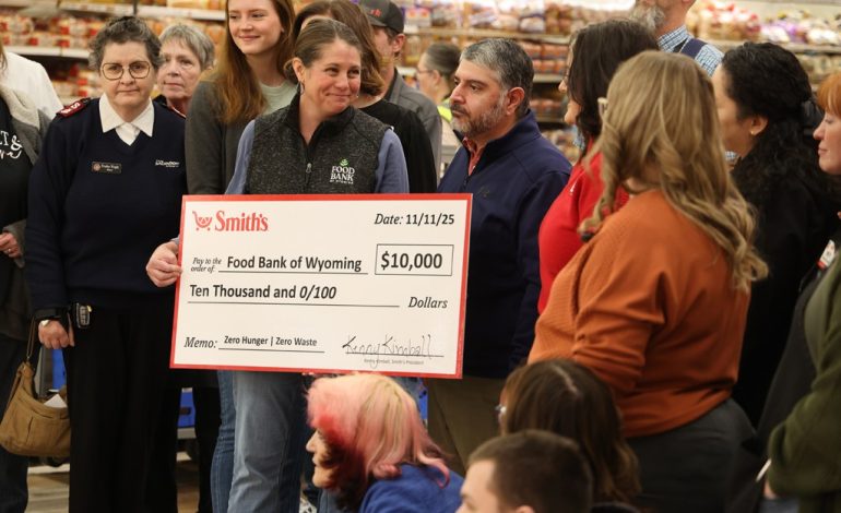 Smith’s Donates $15K To Food Bank of Wyoming As Demand For Help Grows