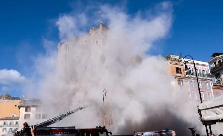Worker dies after Rome’s medieval Torre dei Conti collapse