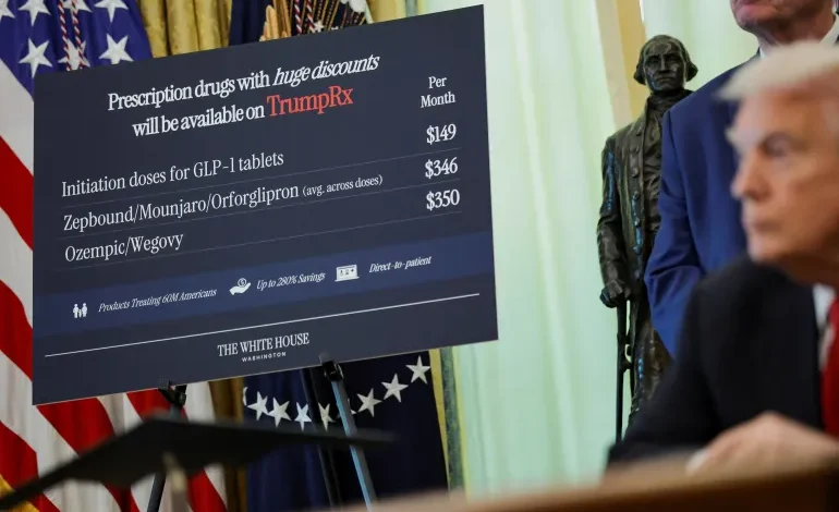 Trump strikes landmark deal with drugmakers to slash GLP-1 prices for millions of Americans