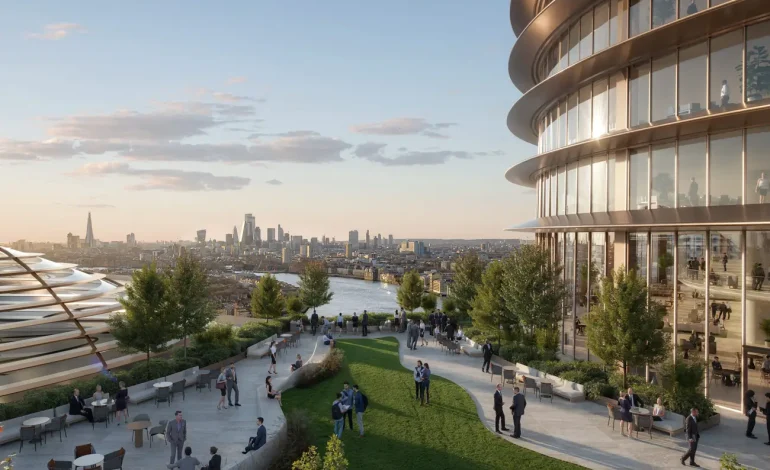 JPMorgan Bets Big on London With Giant New Canary Wharf HQ