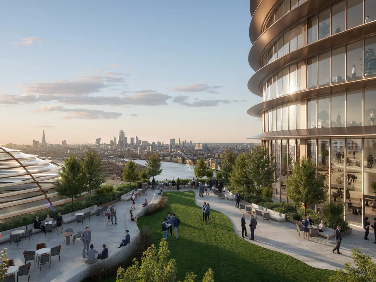 JPMorgan Bets Big on London With Giant New Canary Wharf HQ