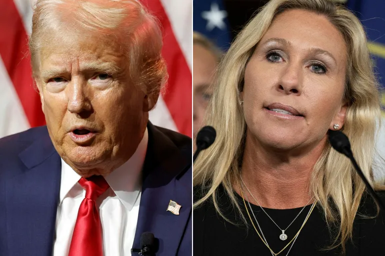 Greene says Trump’s attacks have put her in danger as feud turns openly hostile