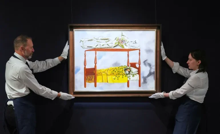 Frida Kahlo’s “The Dream” smashes records with $54.7m auction sale