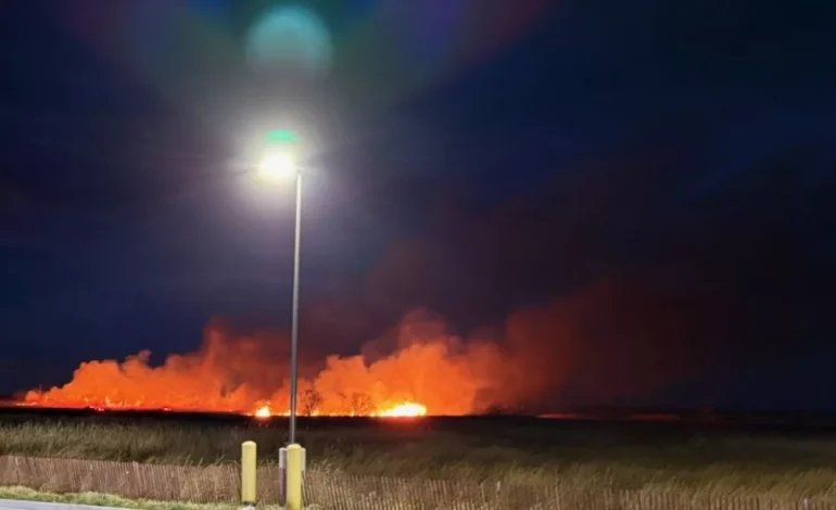 West Laramie Gets the All-Clear After I-80 Grass Fire, But Lights Stay Out for Now