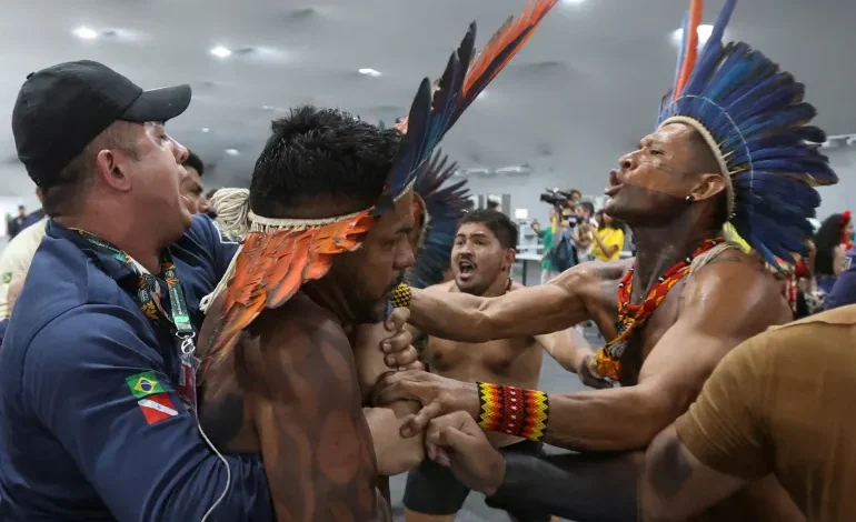 Indigenous Activists Storm COP30 in Brazil, Accusing Summit of “Greenwashing” Their Struggle
