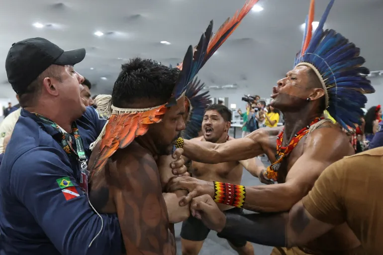 Indigenous Activists Storm COP30 in Brazil, Accusing Summit of “Greenwashing” Their Struggle