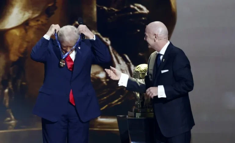 FIFA faces ethics complaint after Infantino hands Trump a ‘peace prize’