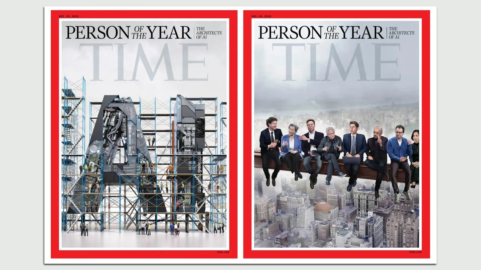 Time Names ‘Architects of AI’ 2025 Person of the Year, Not the Tech Itself