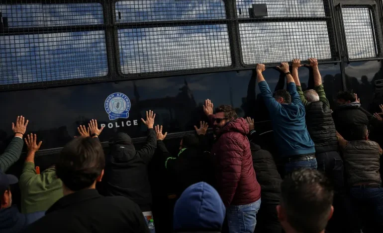 Greek farmers clash with police over delayed EU subsidies and widening fraud scandal