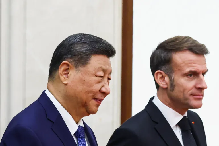Macron in Beijing asks Xi to ‘overcome differences’ as Ukraine looms over talks