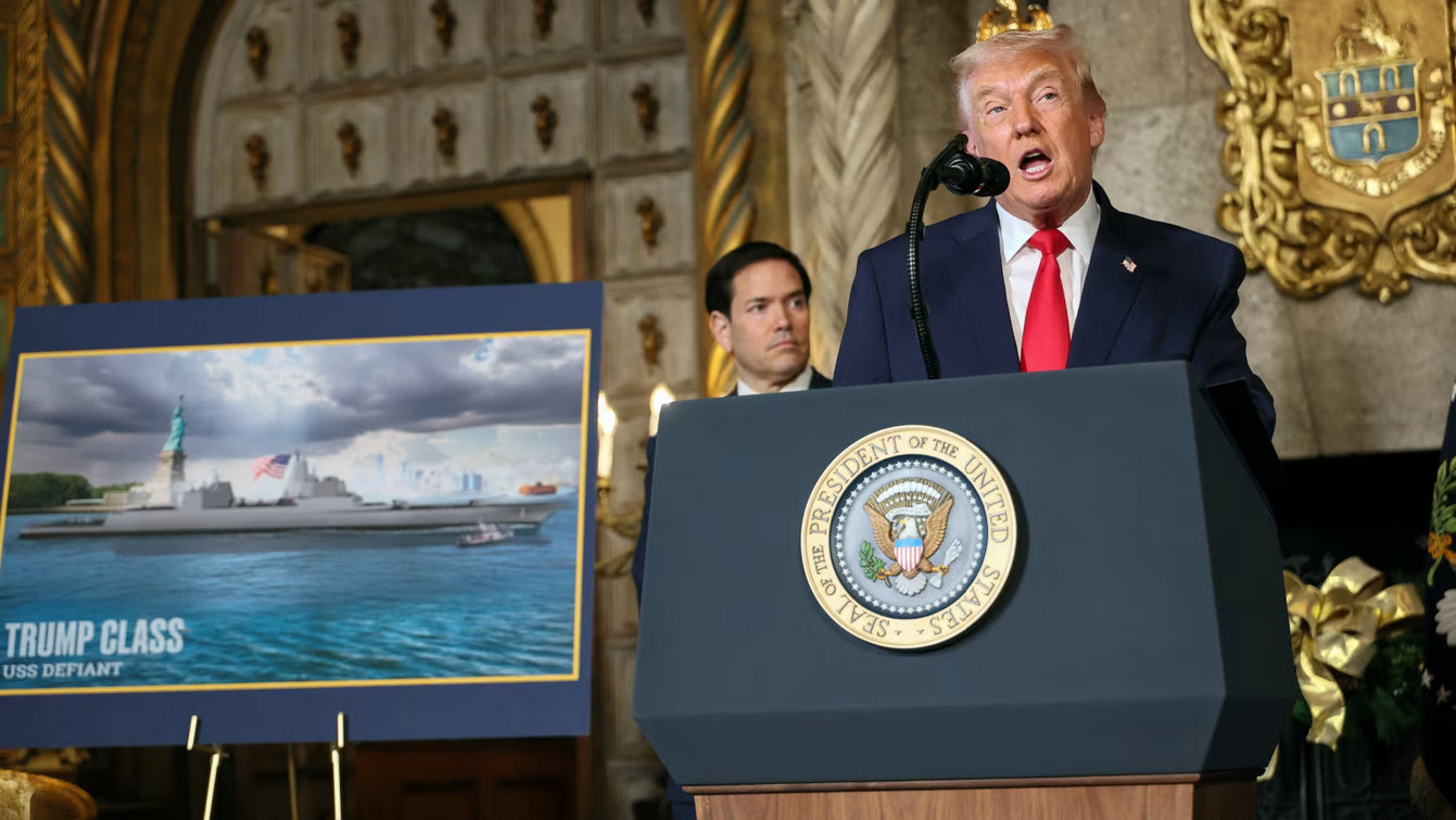 “Trump-Class” Ships: Trump Slaps His Name on a New Navy Fleet Pitch