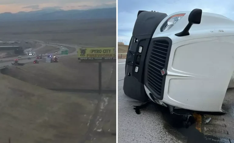 ‘Downright Dangerous’: Highway Patrol Warns Drivers To Park It As 90 mph Winds Hammer Wyoming