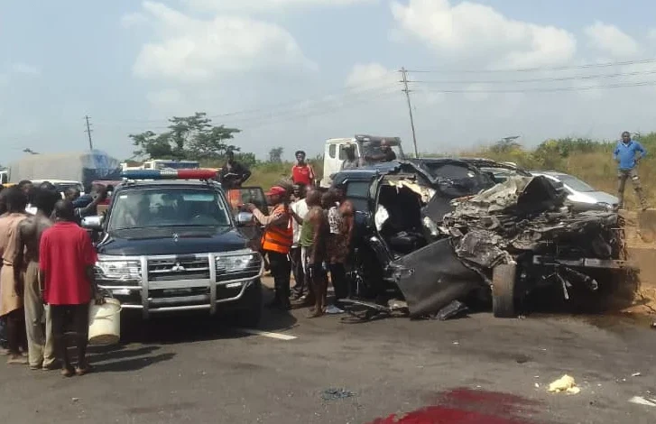 Anthony Joshua hospitalised after fatal crash in Nigeria that killed two from his team