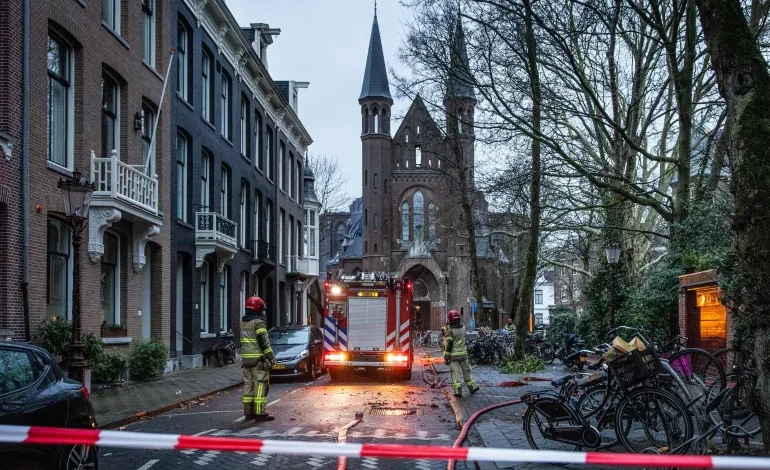 Fireworks deaths, unrest and church blaze mar New Year in the Netherlands