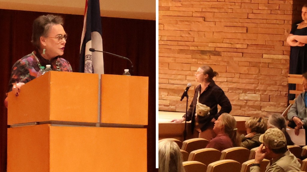 Hageman Walks out of Casper Town Hall after Heckling over ICE, Minnesota Deaths