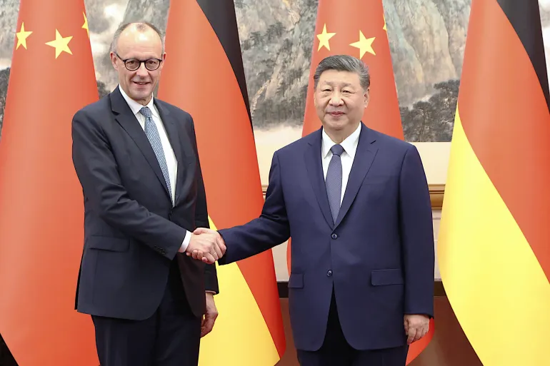 Merz in Beijing as China and Germany balance trade frictions with calls for deeper partnership