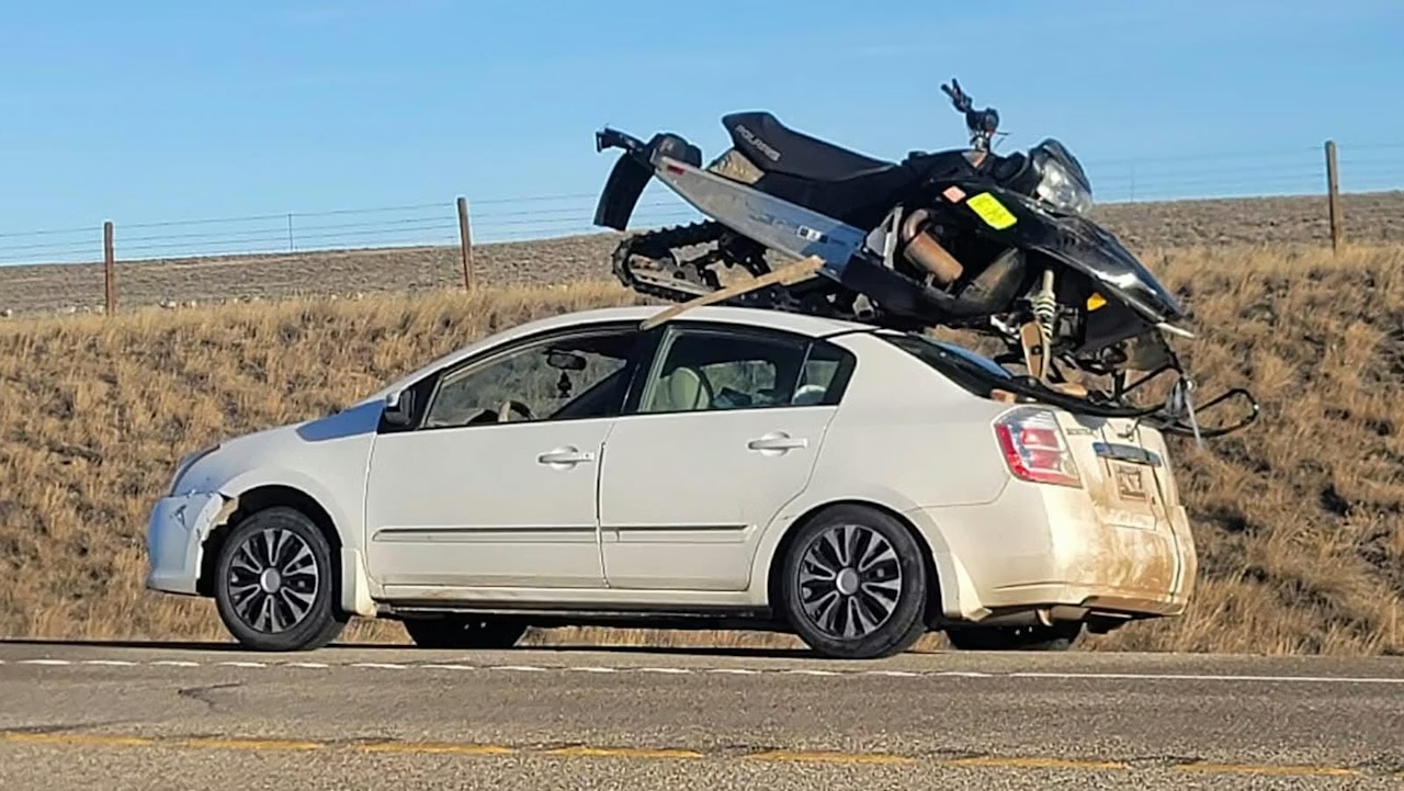 A Wyoming Original: When the Urge to Ride Meets a Nissan Sedan