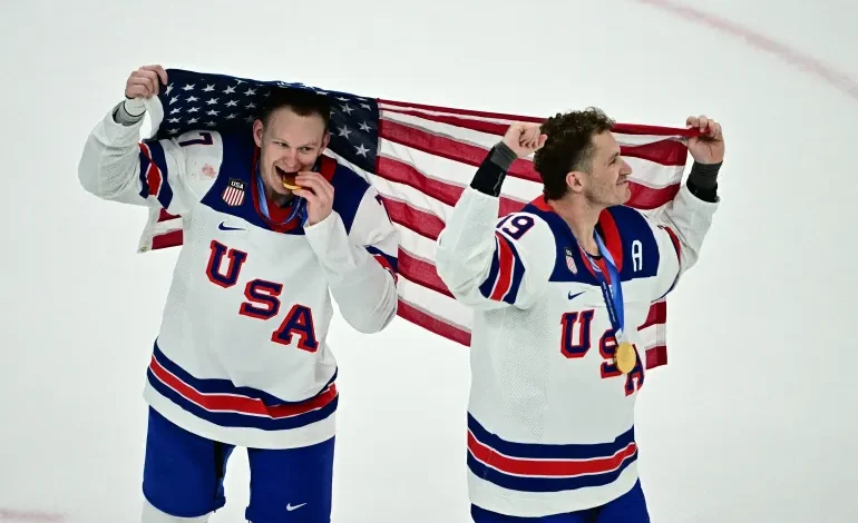 Olympic gold, online jabs: hockey win spills into US–Canada politics