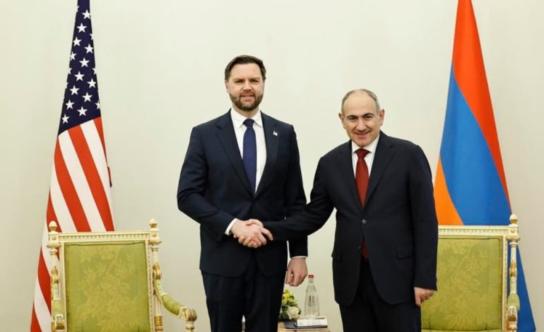 Vance on Unusual Visit to Armenia as Washington Pushes Peace Optics, TRIPP Corridor