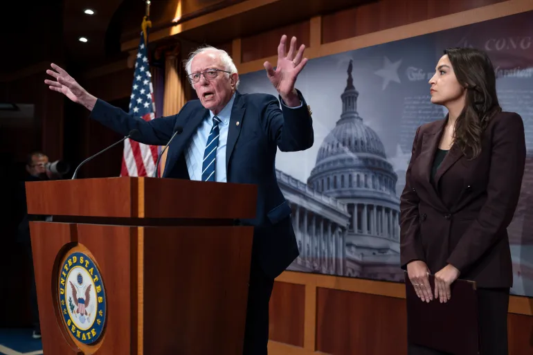 Sanders, Ocasio-Cortez push pause on AI data centres amid rising concerns