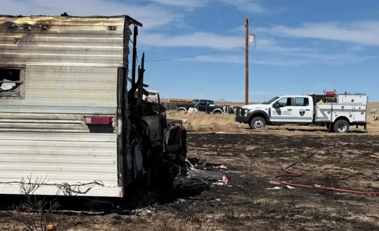 Natrona County firefighters respond to wildland fire on Desert Garden Circle