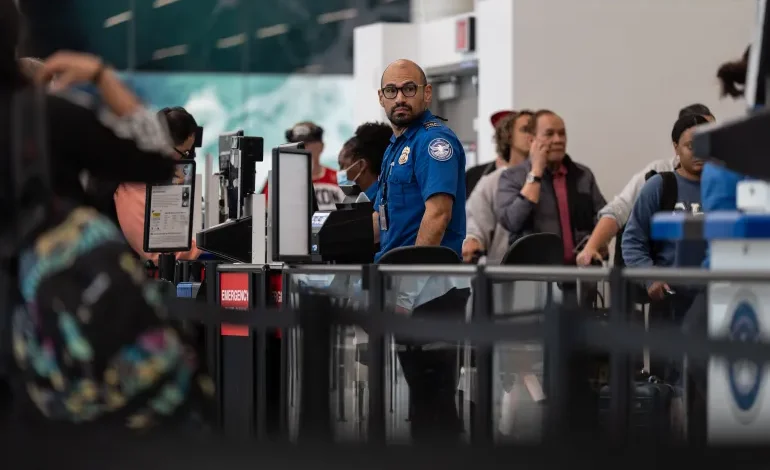 US shutdown fight spills into airports as TSA funding stalls