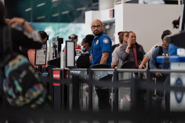 US shutdown fight spills into airports as TSA funding stalls