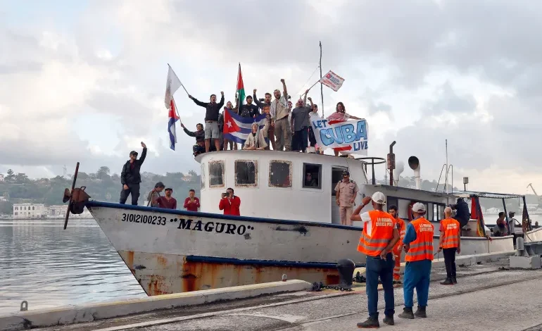 Aid flotilla reaches Cuba as energy blockade deepens crisis