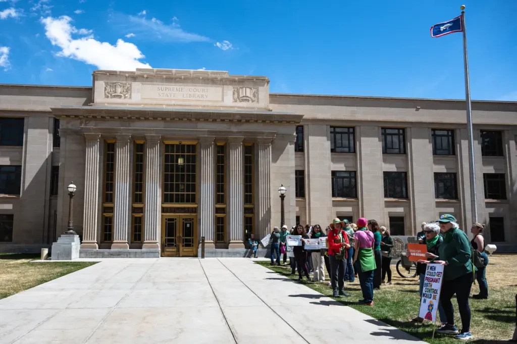 Wyoming abortion rights defenders ask judge to block state’s new ban on most abortions