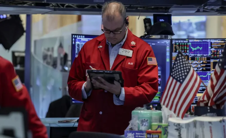 Wall Street Slips From Record Highs as Tech Wobbles and Oil Surges on Iran Tensions