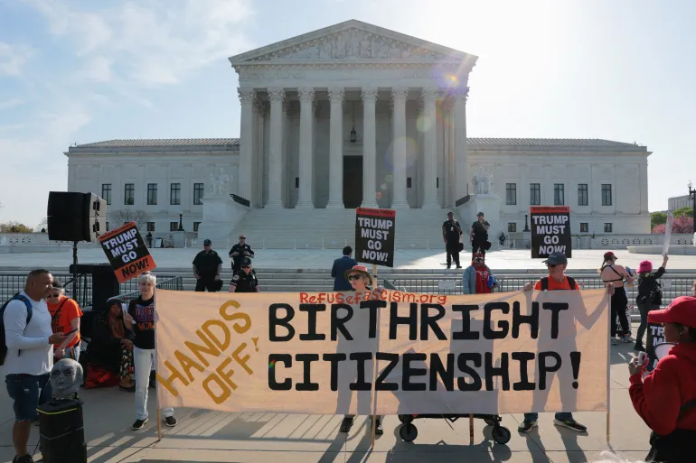 Supreme Court weighs Trump’s bid to end birthright citizenship