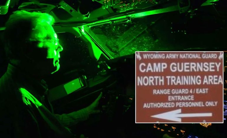 Wyoming Guard says lasers are targeting military aircraft over Guernsey