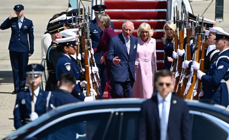 King Charles arrives in US as visit collides with tension and security concerns