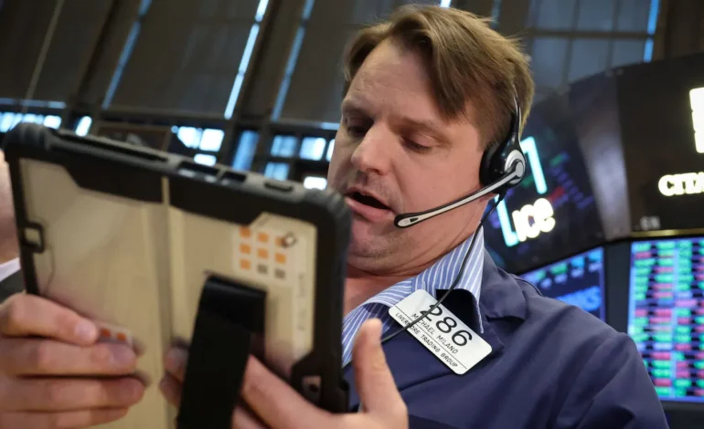 Stocks Slip again as Rising Treasury Yields Rattle Investors