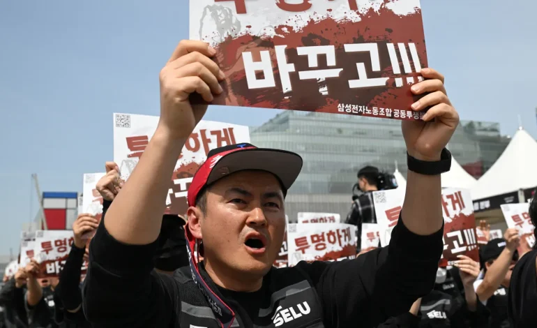 Samsung Strike Threat Grows as South Korea’s President Pushes for a Labor Deal