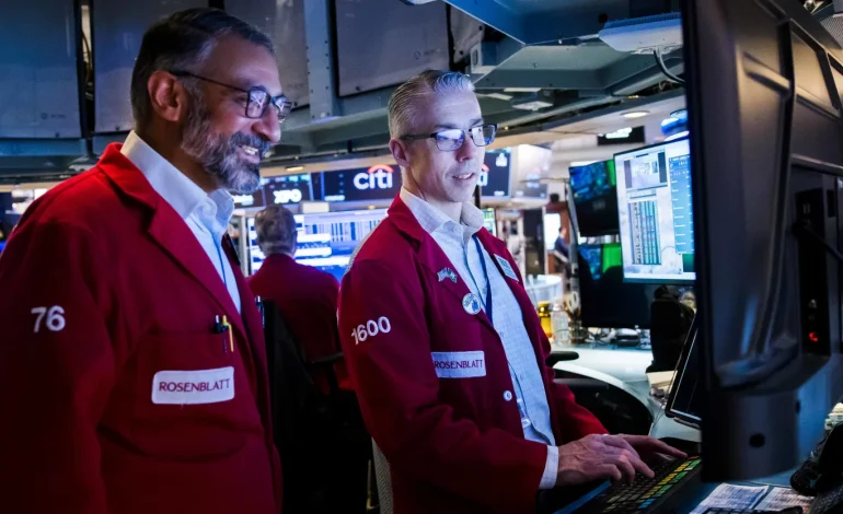 Wall Street Pushes Higher as Dow Hits a Record and Iran Talks Stay in Focus