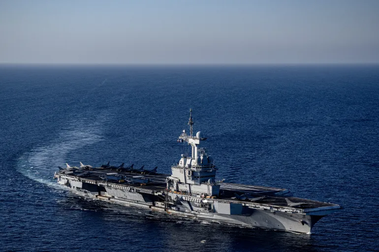 France moves carrier toward Hormuz as Europe prepares naval role